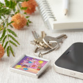 Tijd om onder het Zee te tellen Sleutelhanger (Zijkant)