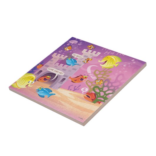 Tijd om onder het Zee te tellen Tegeltje (Zijkant)