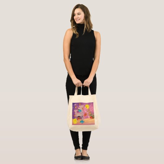 Tijd om onder het Zee te tellen Tote Bag (Voorkant (model))