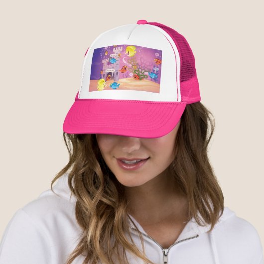 Tijd om onder het Zee te tellen Trucker Pet (In situ)