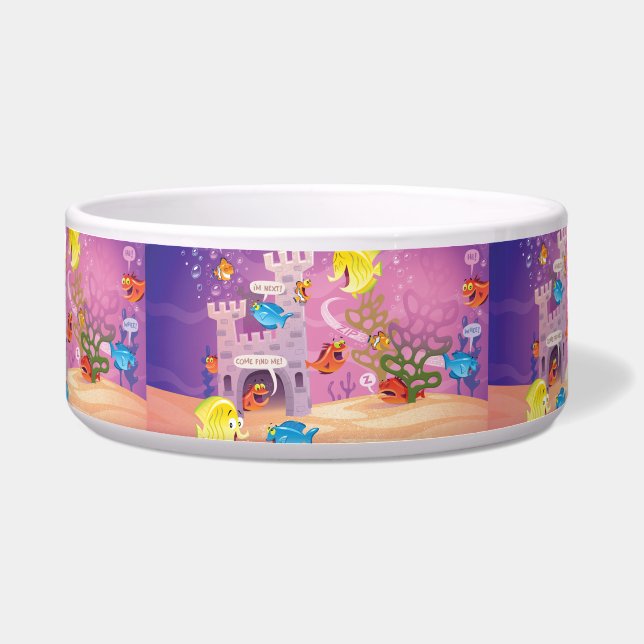 Tijd om onder het Zee te tellen Voerbakje (Voorkant)