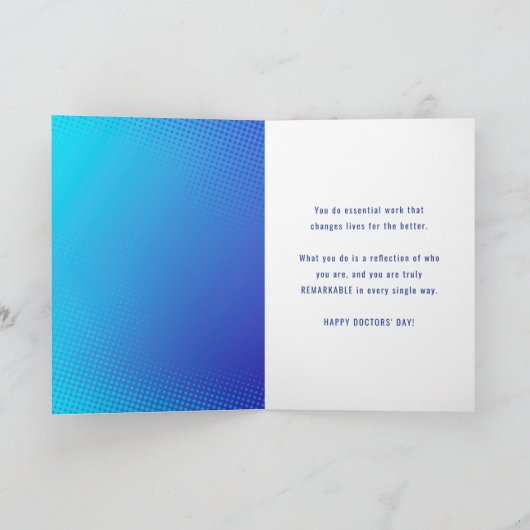 Tijd om ongelooflijke Artsen zoals jij te vieren K Kaart (Binnen)