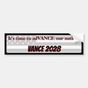 Tijd om onze natie vooruit te helpen JD Vance voor Bumpersticker