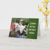 tijd om onze WEDERZIJDSE BIRTHDAY TE CELEBRATEN Kaart (Gele Bloem)