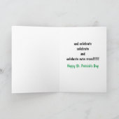 TIJD OM "OP DE GROEN TE ZETTEN" & CELEBRATE ST. PA KAART (Binnen)