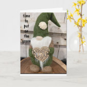 TIJD OM "OP DE GROEN TE ZETTEN" & CELEBRATE ST. PA KAART (Gele Bloem)