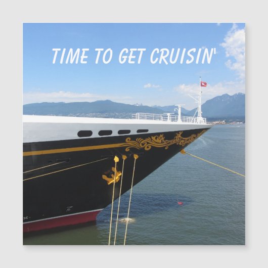 Tijd om op een cruiseschepen magneet te gaan (Voorkant)