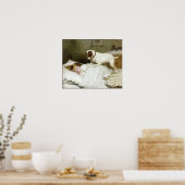 Tijd om op te staan mousepad poster (Keuken)