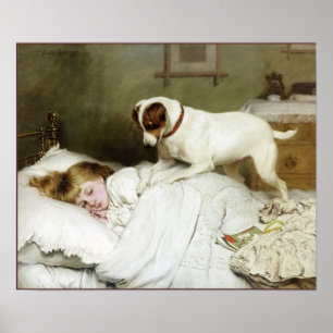 Tijd om op te staan mousepad poster