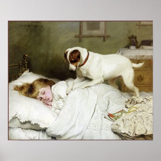 Tijd om op te staan mousepad poster (Voorkant)