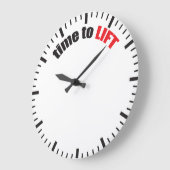 Tijd om op te tillen - Gym Motivation Grote Klok (Hoek)