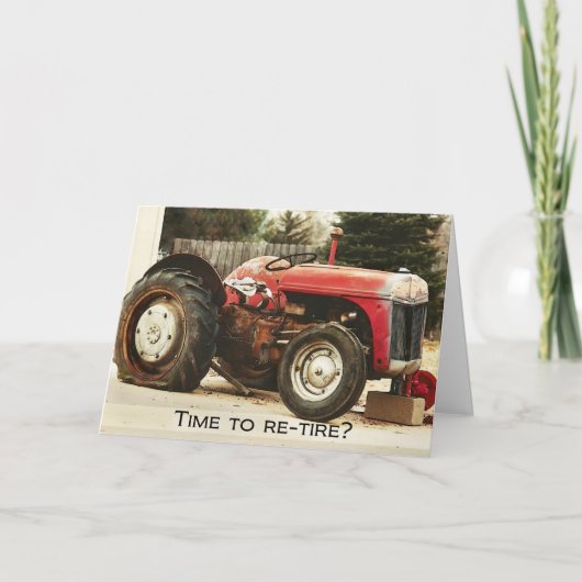 Tijd om opnieuw te stoppen kaart (Voorkant)