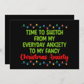 Tijd om over te schakelen van mijn dagelijkse angs kaart (Voorkant / Achterkant)