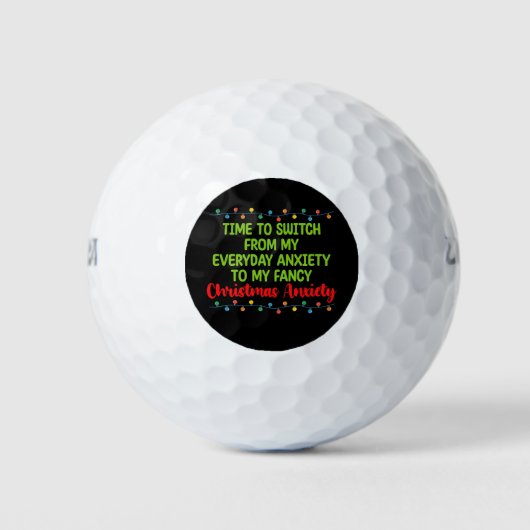 Tijd om over te stappen van mijn dagelijkse angst  golfballen (Voorkant)