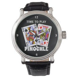 Tijd om Pinochle te spelen Horloge