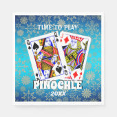 Tijd om Pinochle te spelen Servet (Voorkant)