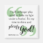 TIJD OM Positieve Christelijke bevestiging TE VERS Magneet (Voorkant)