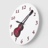 Tijd om  rode gitaar te roken grote klok (Hoek)