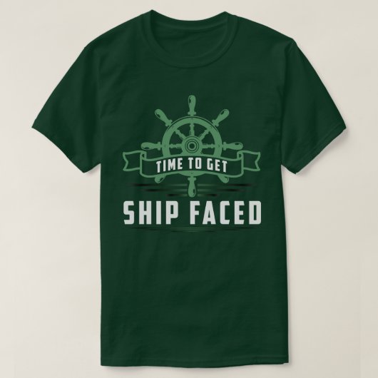 Tijd om schip geconfronteerd te krijgen t-shirt (Design voorkant)