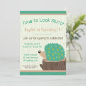 Tijd om Sharp te kijken! Cute Hedégel Birthday Kaart (Staand voorkant)