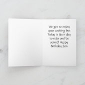 TIJD OM SNEL GESERVEERD TE WORDEN OP JE VERJAARDAG KAART (Binnen)