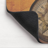 Tijd om Steampunk-klok op Victoriaans fiets te gaa Muismat (Hoek)