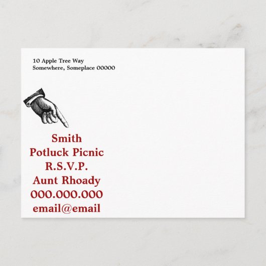 Tijd om stijl te vieren uitnodiging briefkaart (Achterkant)