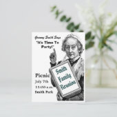 Tijd om stijl te vieren uitnodiging briefkaart (Staand voorkant)