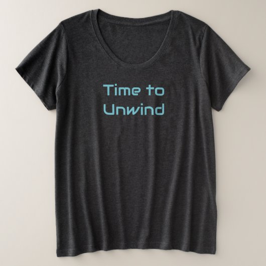 Tijd om T-shirt te ontspannen (Design voorkant)