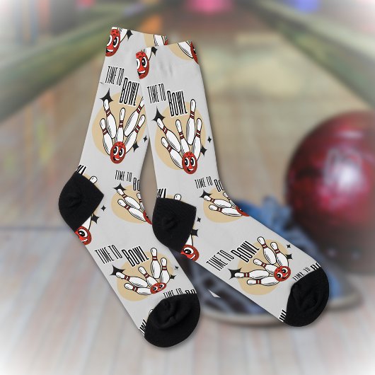 Tijd om te Bowlen Soks Sokken