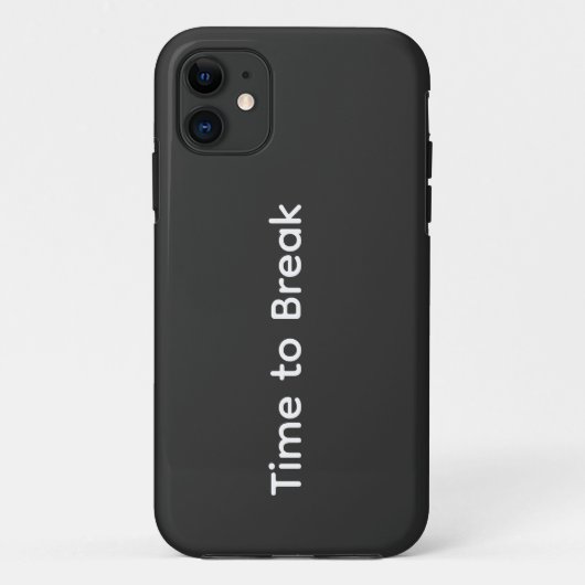 Tijd om te Breken – Concept Geïnspireerd door Pris Case-Mate iPhone Case (Achterkant)