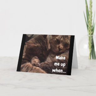 TIJD OM TE CELEBRATEN *60th BIRTHDAY* WAKE ME!! KA Kaart