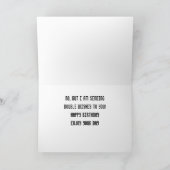 TIJD OM TE CELEBRATEN *UW TWEEDE DAG** DUBBELE WIS KAART (Binnen)