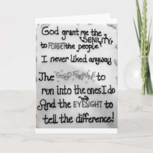 ** TIJD OM TE DOEN WAT JE WILT **** PENSIOEN *** KAART (Voorkant)