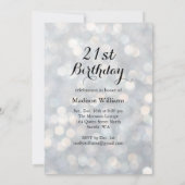 Tijd om te Drinken Champagne Silver Verjaardagsuit Kaart (Achterkant)