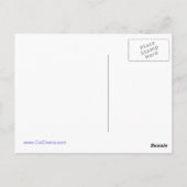 Tijd om te dromen. Tijd om Briefkaart roze en wit  (Achterkant)