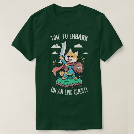 Tijd om te EmBARK op een Epic Quest T-shirt (Design voorkant)