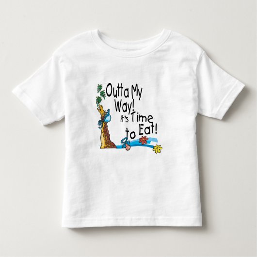 Tijd om te eten 2 kinder shirts (Voorkant)