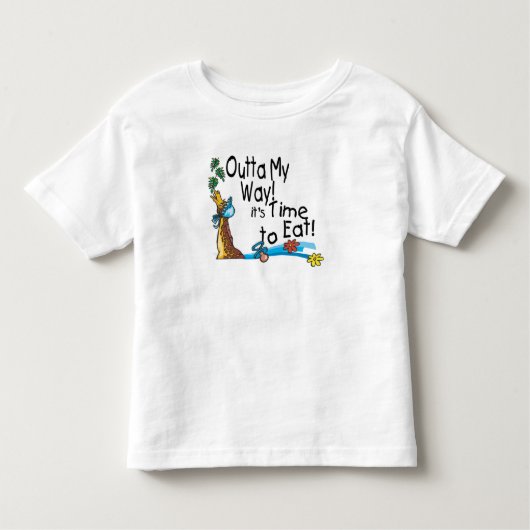 Tijd om te eten 2 kinder shirts (Voorkant)