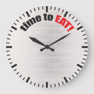 Tijd om te eten! Bodybuilding Bulking Grote Klok
