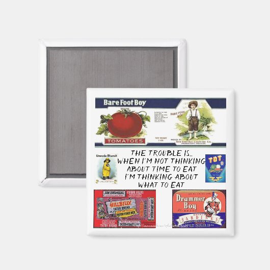 "Tijd om te eten"? Magneet (Voorkant / Achterkant)