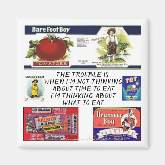 "Tijd om te eten"? Magneet (Voorkant)