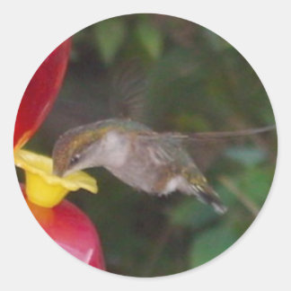 Tijd om te eten ronde sticker