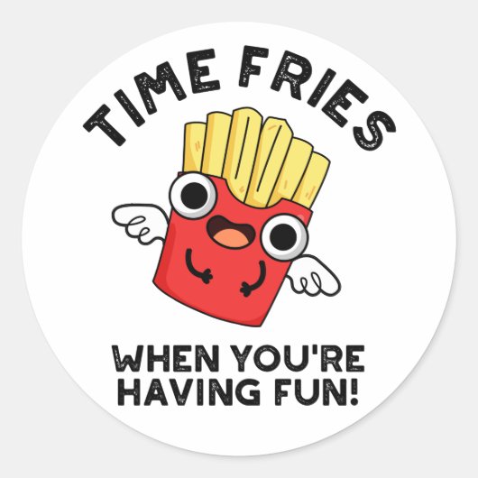 Tijd om te feesten als je een grappige snoepje heb ronde sticker (Voorkant)