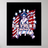 Tijd om te feesten alsof het 1776 is poster (Voorkant)