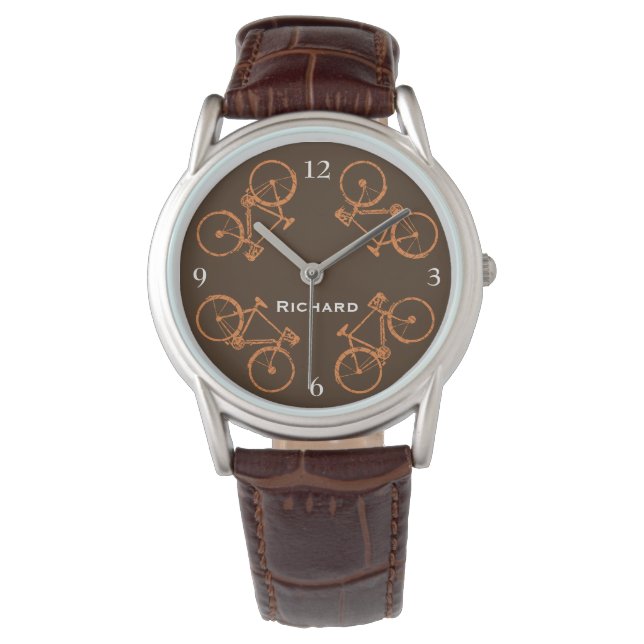 Tijd om te fietsen, elegant horloge (Voorkant)