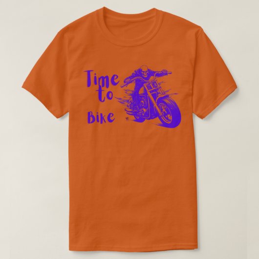 Tijd om te fietsen t-shirt (Design voorkant)