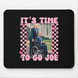 Tijd om te gaan Joe Shirt Grappig Trump 2024 Muismat