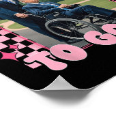 Tijd om te gaan Joe Shirt Grappig Trump 2024 Poster (Hoek)