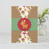 Tijd om te gaan met Wilde Baby Shower-uitnodiginge Kaart (Staand voorkant)